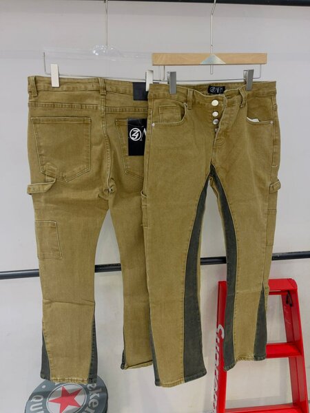 Solid baggy jeans
