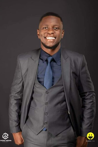 Charcoal grey suit