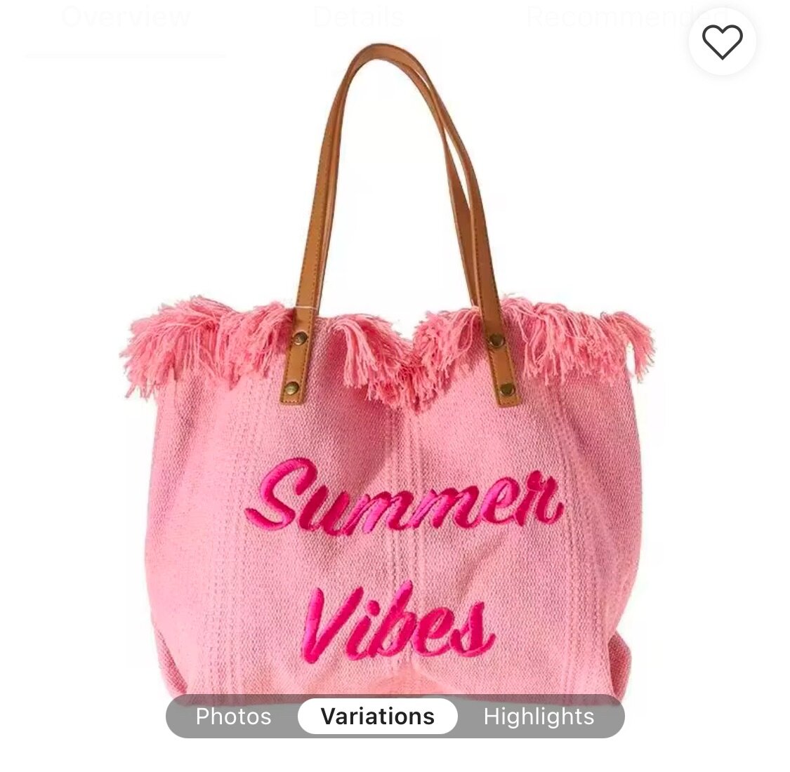 Summer vibes tote bag