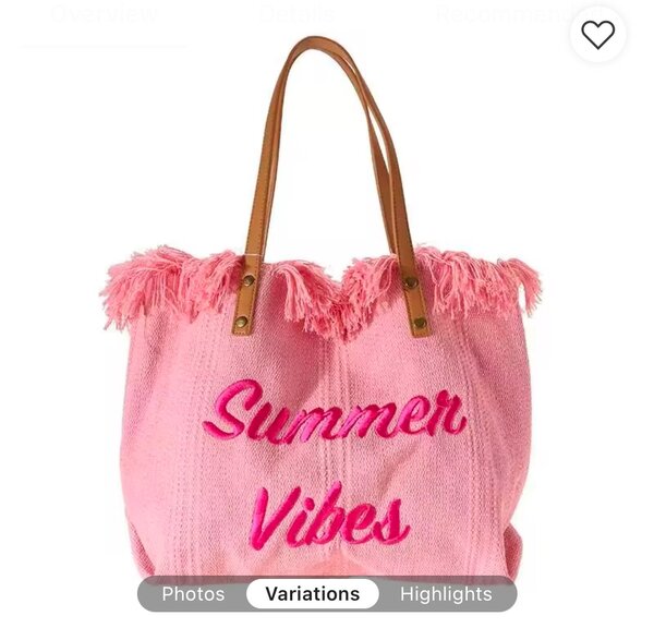 Summer vibes tote bag