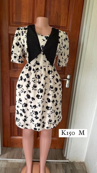 Floral thrift dress