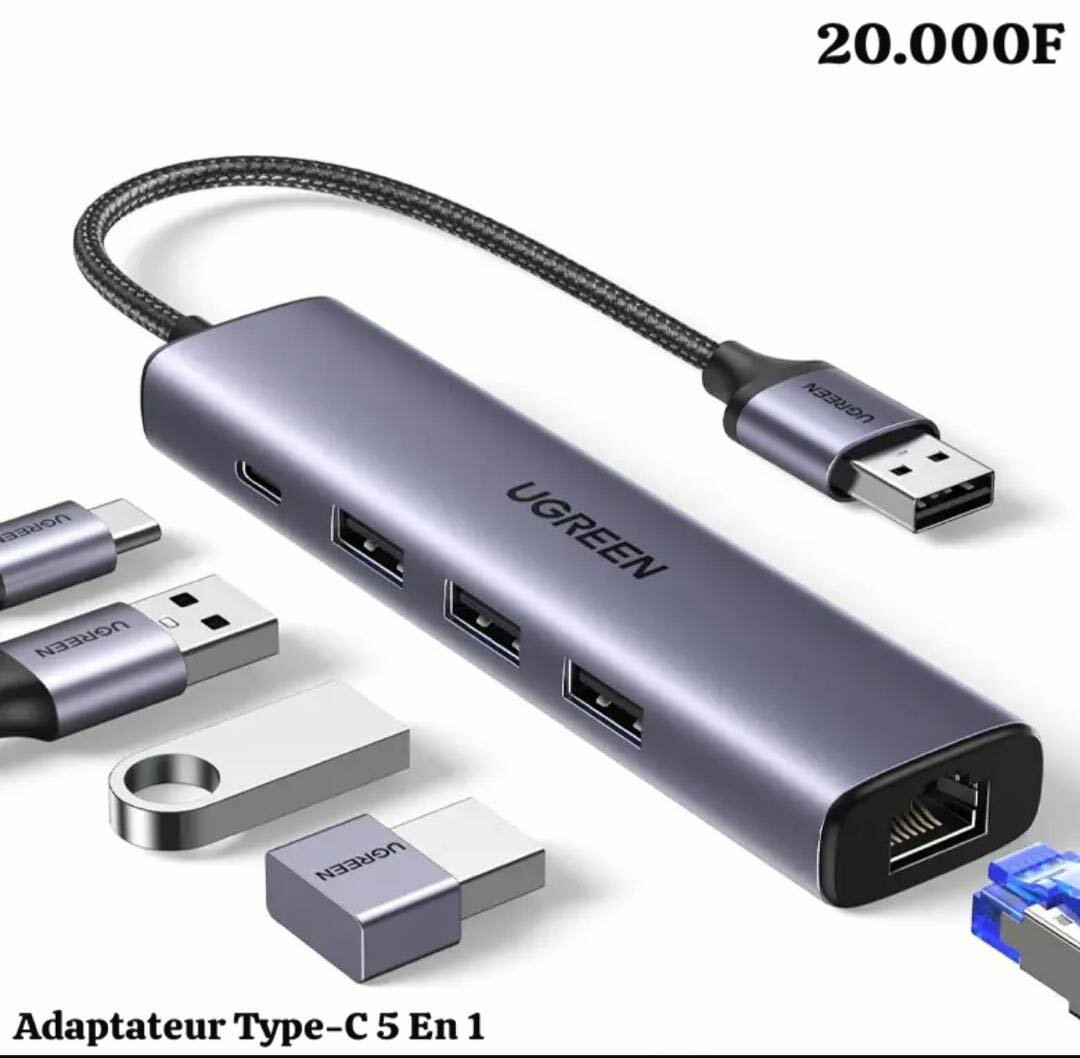 Adaptateur USB-C 5 en 1 UGREEN