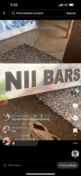 Signage Engraving