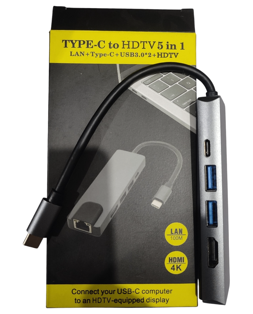 Adaptateur 5-en-1 USB-C HDMI