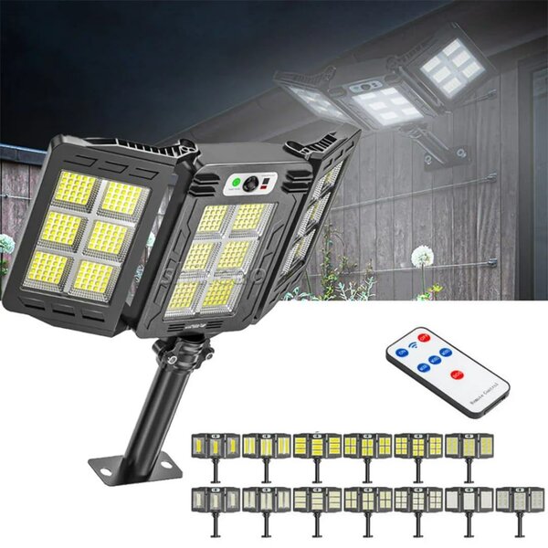 Projecteur LED solaire extérieur