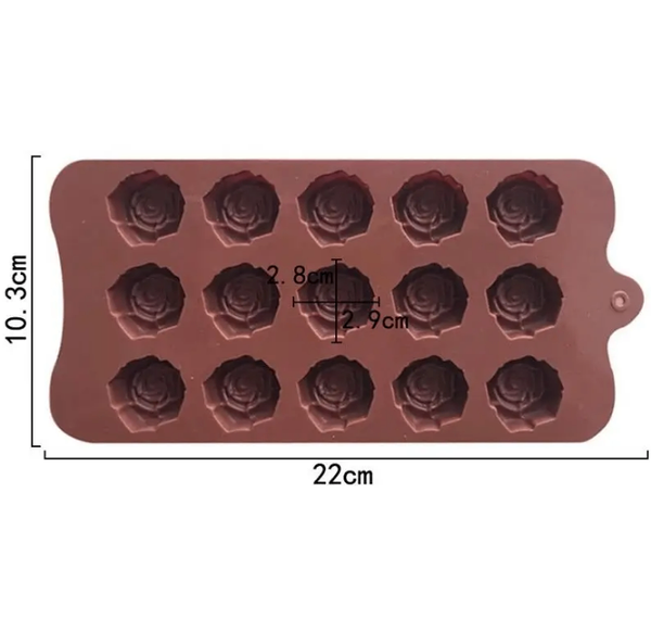 Moule Silicone Roses