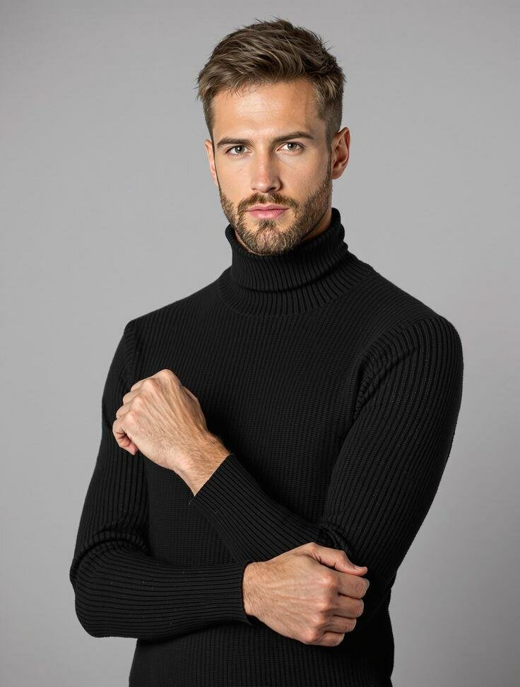 Pulls à col roulé pour hommes