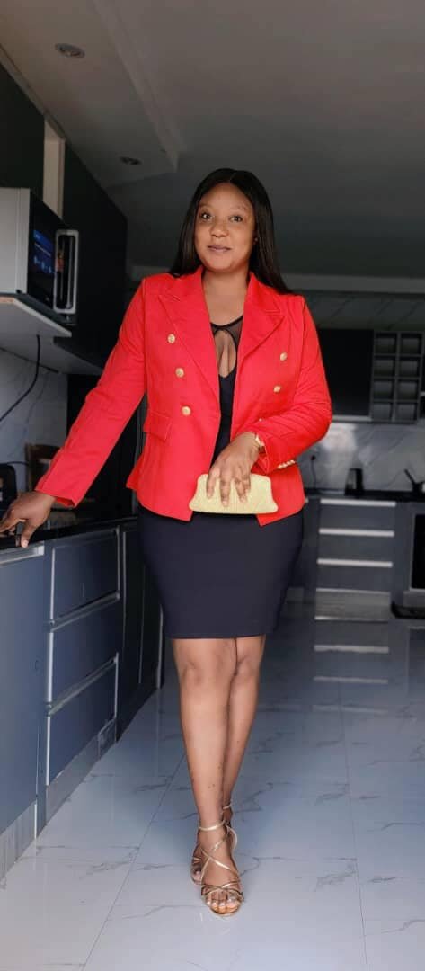 Red blazer