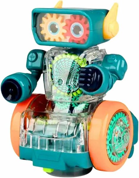 Jouet robot VikriDA/Engrenage transparent électrique