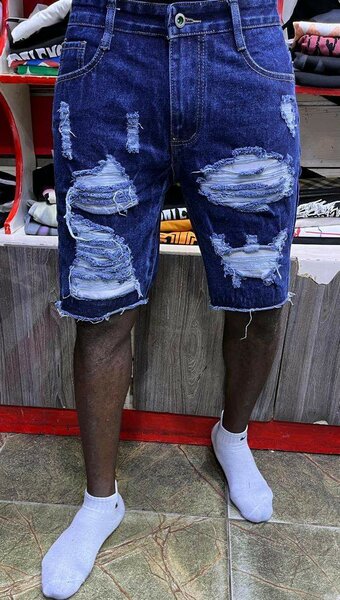 Shorts en jean déchirés pour hommes