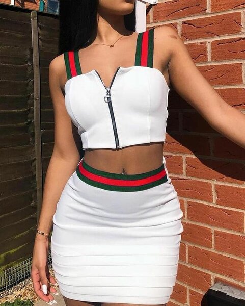 Skirt and top