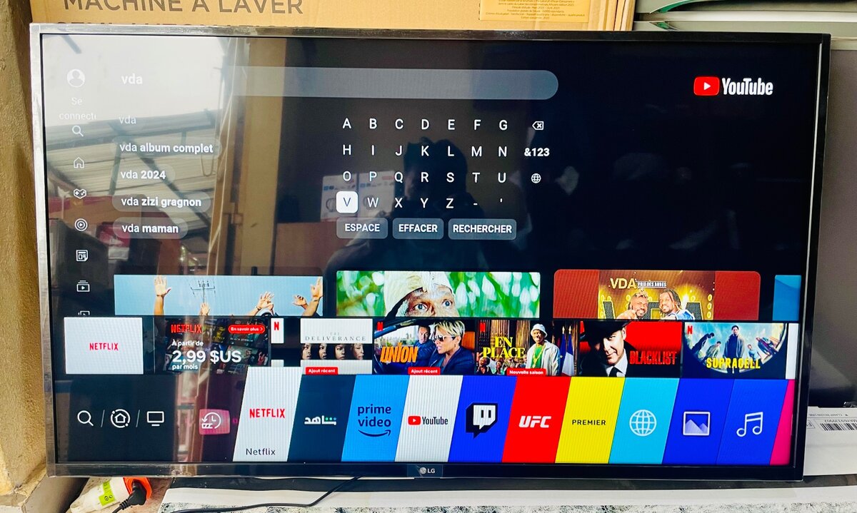 TV LED LG WEBOS 43 POUCES AVEC WIFI / SMART TV