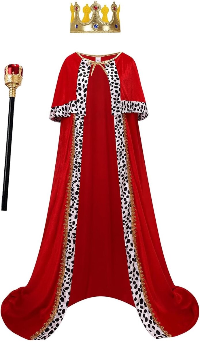 maxToonrain Adult King Costume,Men's Funny Fancy Dress