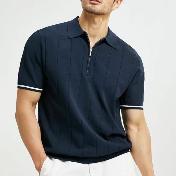 Knitted lacoste