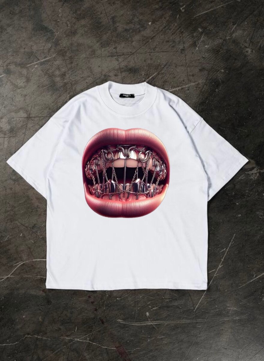 T-shirt lèvre (t-shirt broski)