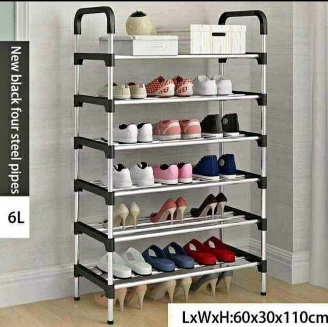 Étagère de chaussure 6 niveaux