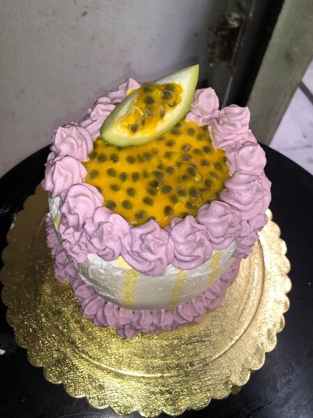 Gâteau exotique aux fruits de la passion