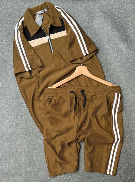 Ensemble décontracté marron homme