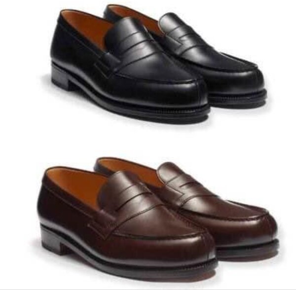 Mocassins en cuir