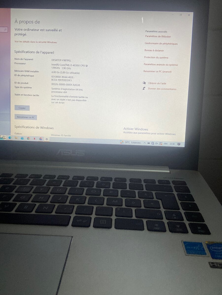 ASUS PC PORTABLE