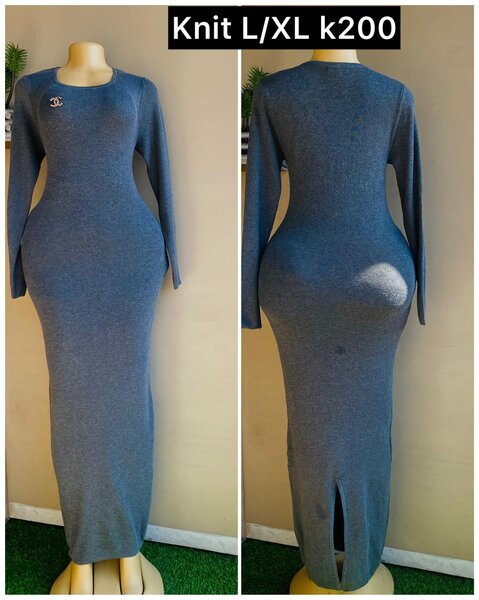gray dress