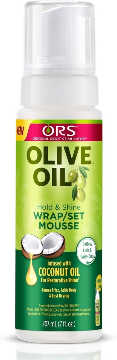 Mousse cheveuà l'huile d'olive