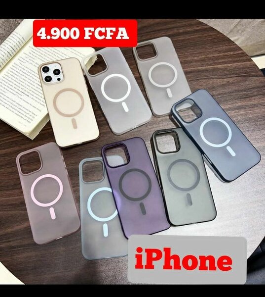Coque iPhone Transparente MagSafe