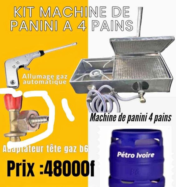 Kit Machine à Panini 4 Pains