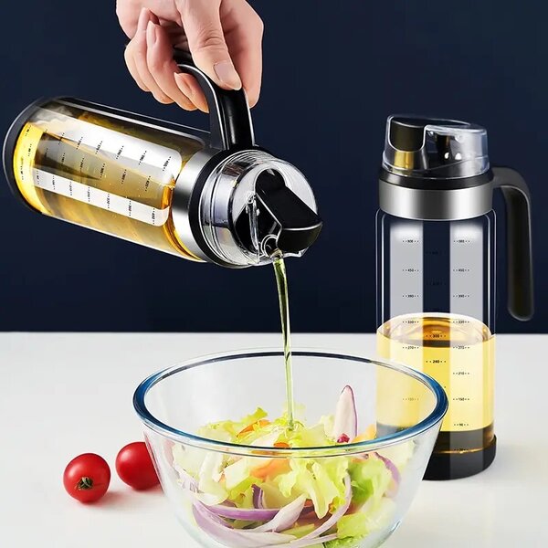 2 pcs oil glass jar