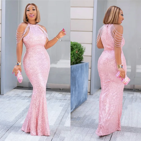 Robe de soirée Rose