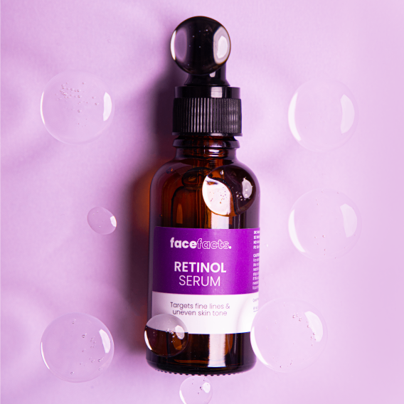 Face Facts renew + radiance retinol facial serum