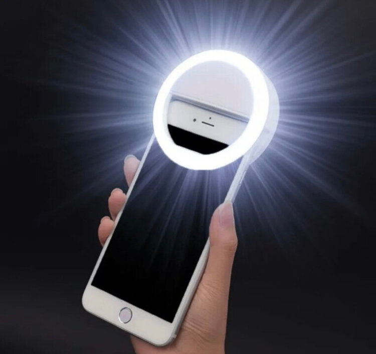Anneau lumineux pour téléphone