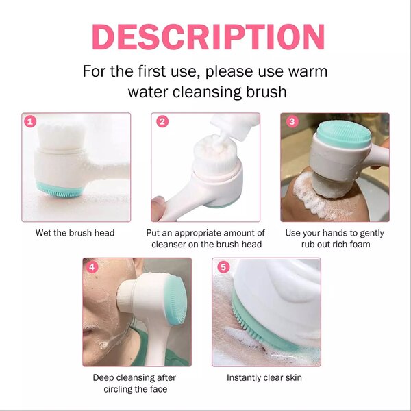 Double Sided Exfoliating Brush