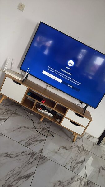 Meuble TV scandinave marron
