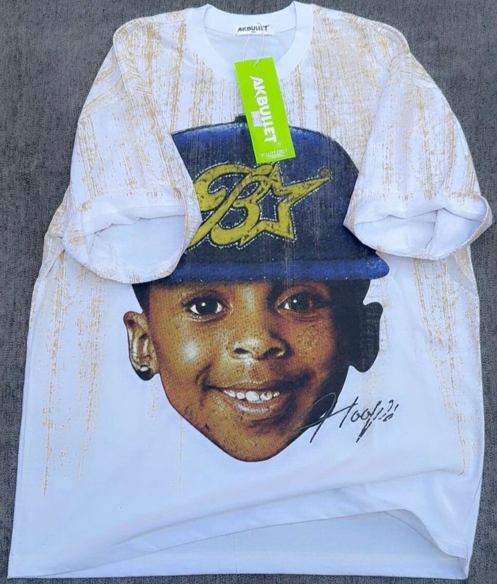 T-shirt unisexe imprimée visage