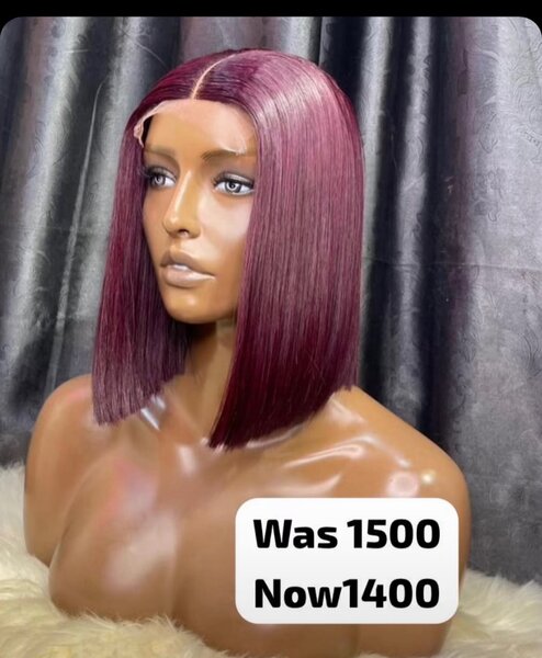 Bone straight hair