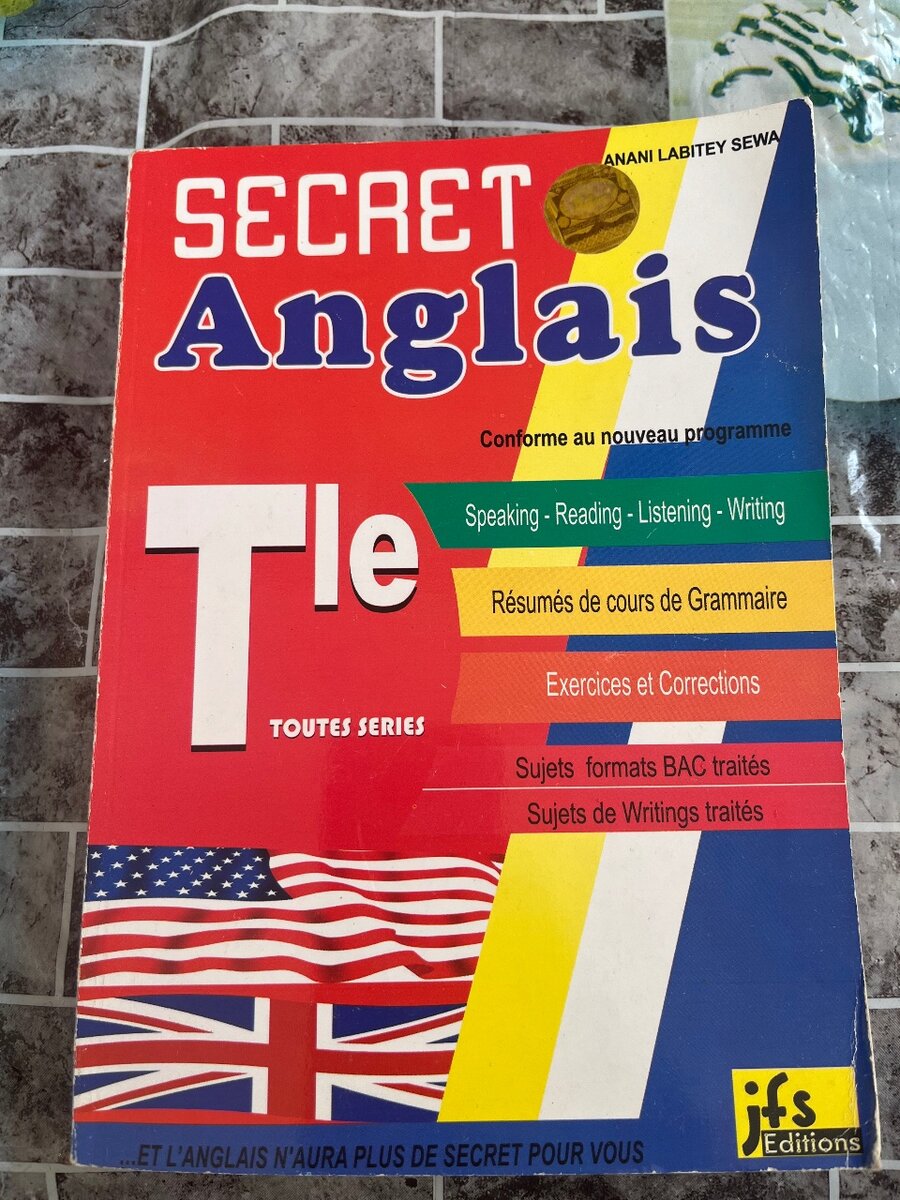 Livre Secret Anglais Tle