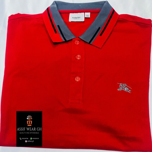 Burberry mens red Lacoste