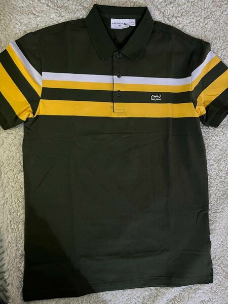 Polo homme rayé multicolore