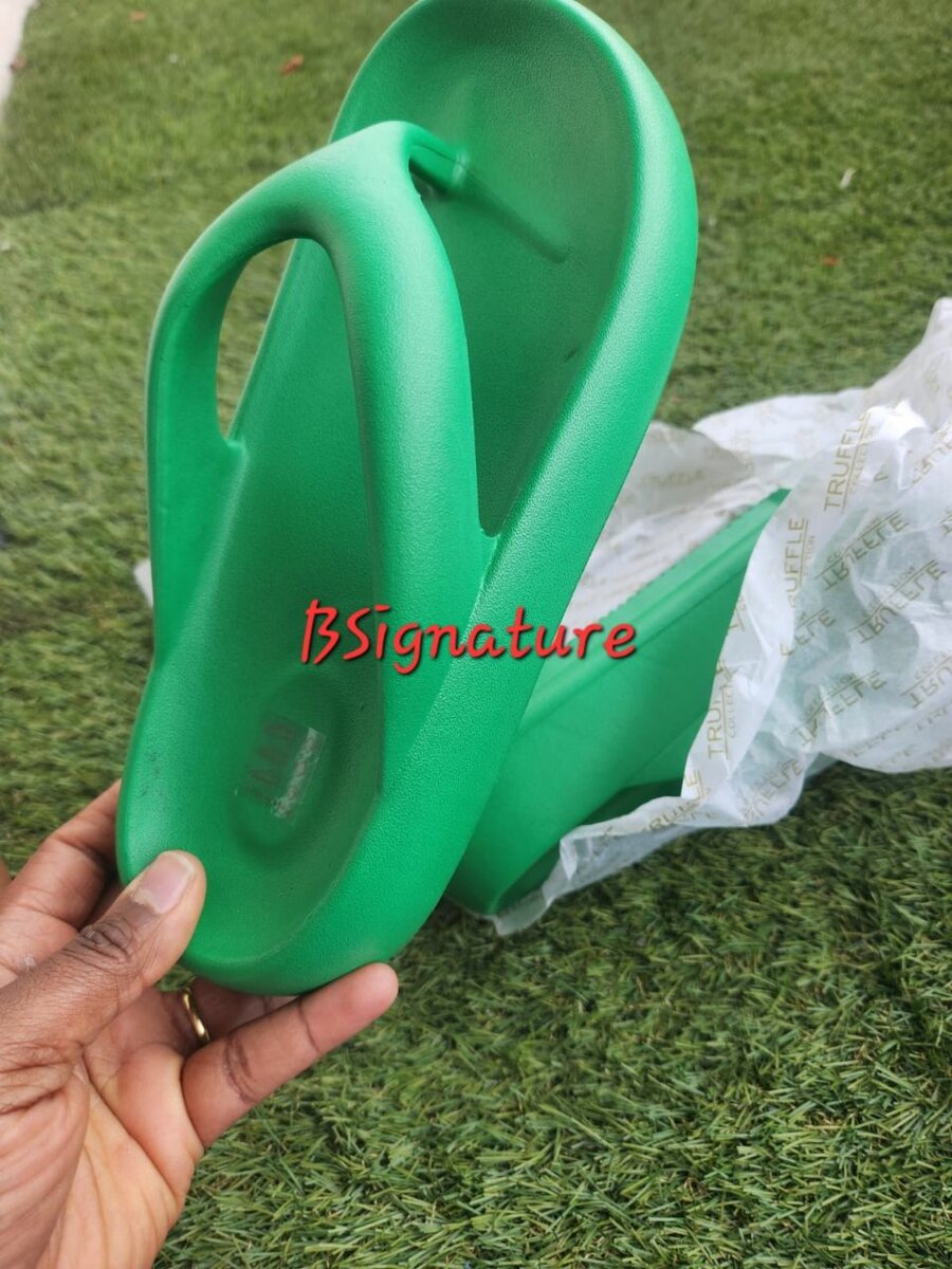 Tongs confort vert unisexe