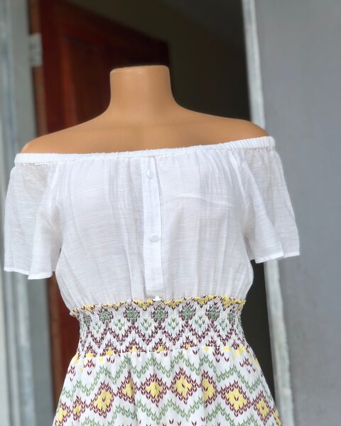 white dress