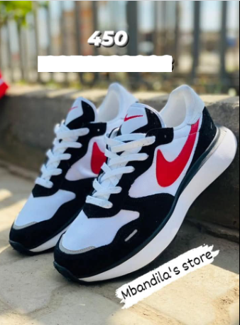 black sneakers