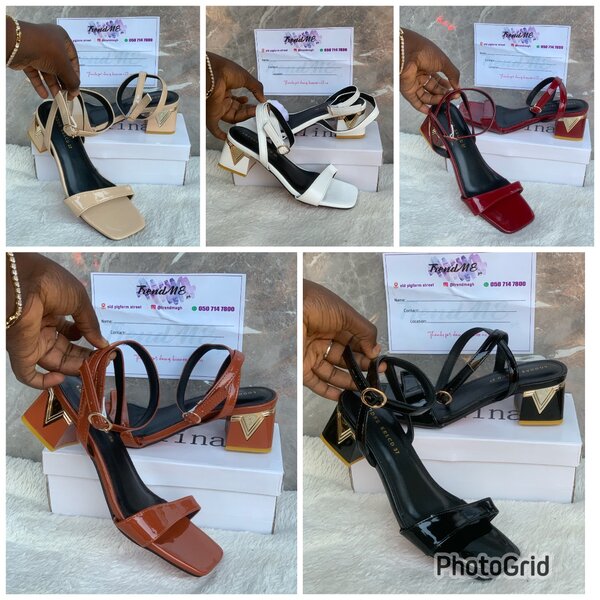 Short block sandals