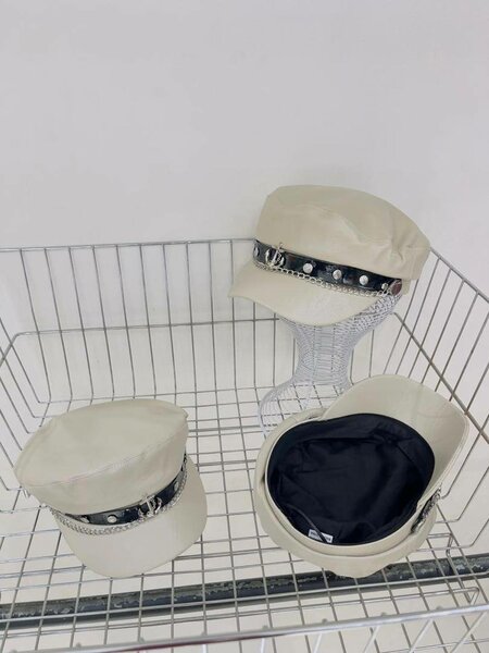 Leather cap