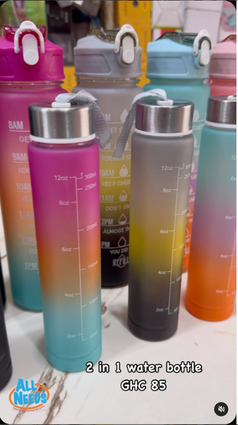 2 in 1 water bottle 