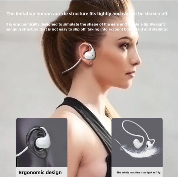 Bluetooth headset white