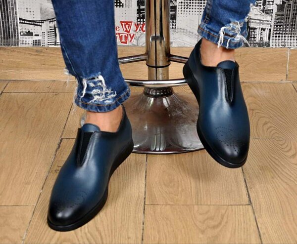 Chic chaussure en cuir
