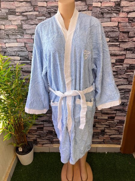 Peignoir doux en coton