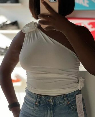  Milky colored top