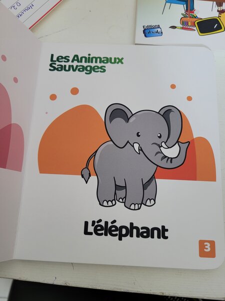 Imagier 'Les Animaux Sauvages'